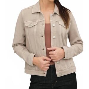 NEW BE COOL trucker jacket in light stone
